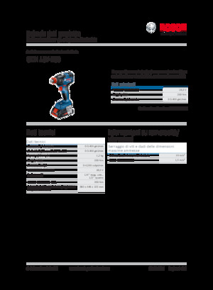 Akku-Schlagschrauber & Schraubenschlüssel Bosch GDX 18V-200