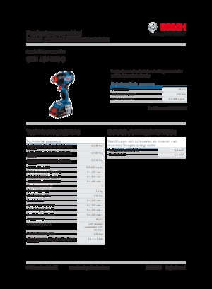 Akku-Schlagschrauber & Schraubenschlüssel Bosch GDX 18V-210 C