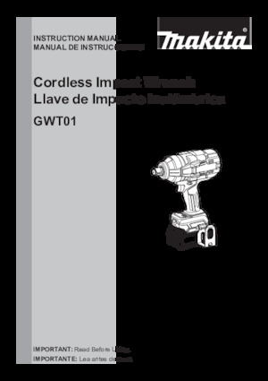 Akku-Schlagschrauber & Schraubenschlüssel Makita GWT01D
