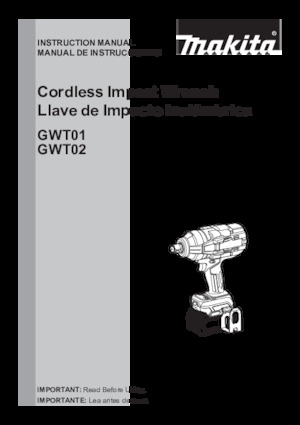Akku-Schlagschrauber & Schraubenschlüssel Makita GWT02Z