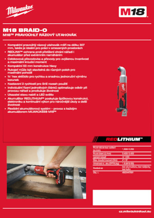 Akku-Schlagschrauber & Schraubenschlüssel Milwaukee M18 BRAID-0