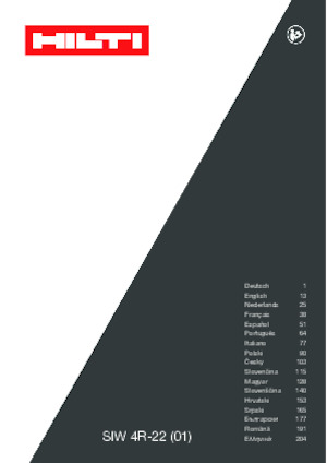 Akku-Schlagschrauber & Schraubenschlüssel Hilti SIW 4R-22 3/8