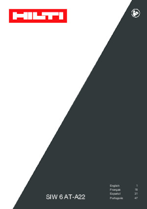 Akku-Schlagschrauber & Schraubenschlüssel Hilti SIW 6AT-A22 