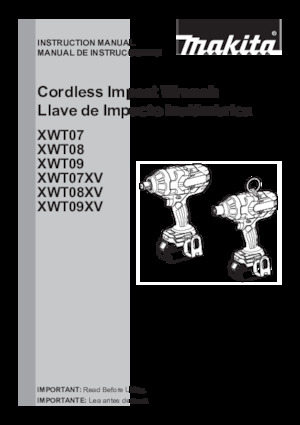Akku-Schlagschrauber & Schraubenschlüssel Makita XWT08Z