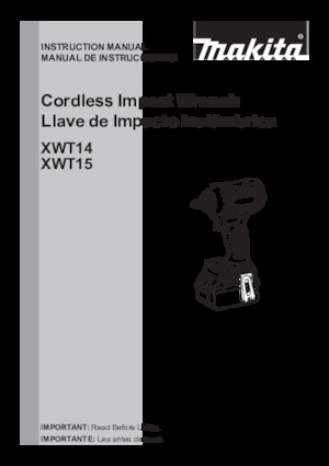 Akku-Schlagschrauber & Schraubenschlüssel Makita XWT15T