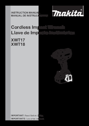 Akku-Schlagschrauber & Schraubenschlüssel Makita XWT17T
