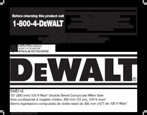 Akku-Gehrungssägen DEWALT DHS716AB
