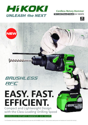 Akku-Bohrhämmer SDS HiKOKI DH18DPB