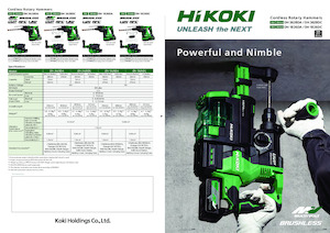 Akku-Bohrhämmer SDS HiKOKI DH3628DC