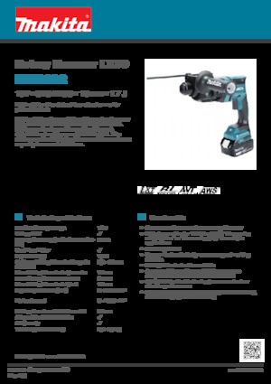 Akku-Bohrhämmer SDS Makita DHR182