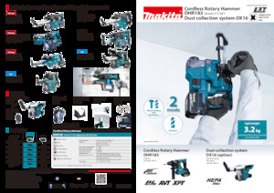 Akku-Bohrhämmer SDS Makita DHR183
