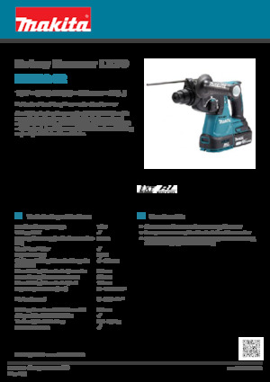 Akku-Bohrhämmer SDS Makita DHR242