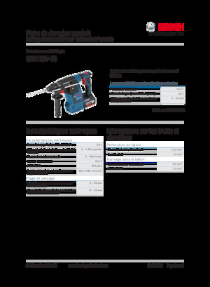 Akku-Bohrhämmer SDS Bosch GBH 18V-26