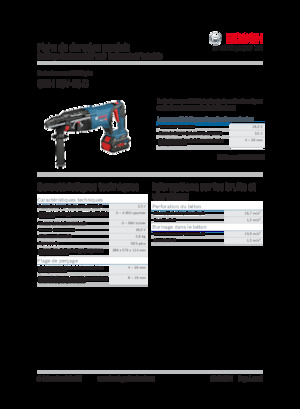 Akku-Bohrhämmer SDS Bosch GBH 18V-26 D