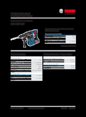 Akku-Bohrhämmer SDS Bosch GBH 18V-26F