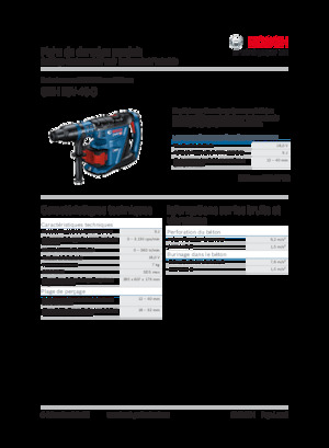 Akku-Bohrhämmer SDS Bosch GBH 18V-40 C