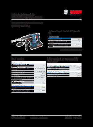 Akku-Bohrhämmer SDS Bosch GBH 36 V-LI Plus