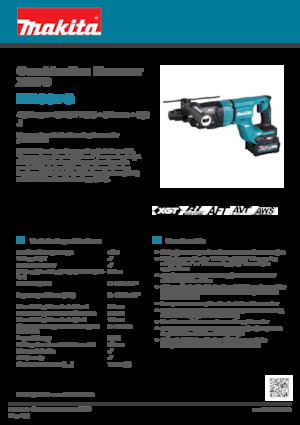 Akku-Bohrhämmer SDS Makita HR007G