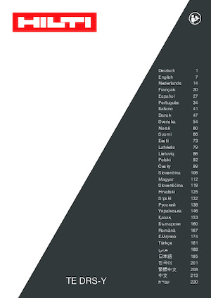 Akku-Bohrhämmer SDS Hilti TE 50-22