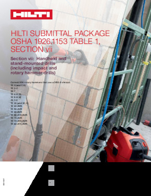 Akku-Bohrhämmer SDS Hilti TE 6-A36 