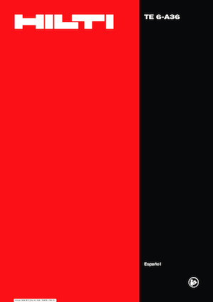 Akku-Bohrhämmer SDS Hilti TE 6-A36 