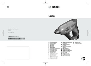 Akku-Bohrhämmer SDS Bosch Uneo