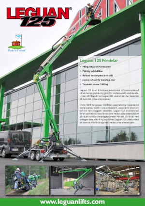 Gelenkarbeitsbühnen auf Raupen Avant Tecno Leguan 125M2