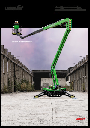 Gelenkarbeitsbühnen auf Raupen Avant Tecno Leguan 225