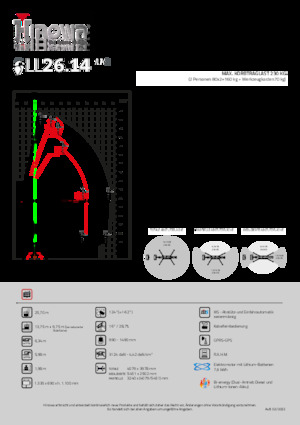 Gelenkarbeitsbühnen auf Raupen Hinowa Lightlift 26.14 Performance IIIS MK3