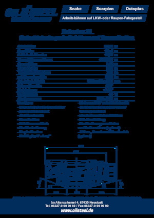 Gelenkarbeitsbühnen auf Raupen Oil & Steel Octoplus 21