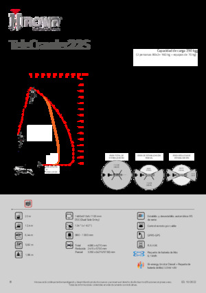 Gelenkarbeitsbühnen auf Raupen Hinowa TeleCrawler 22S