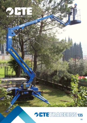Gelenkarbeitsbühnen auf Raupen CTE Traccess 135