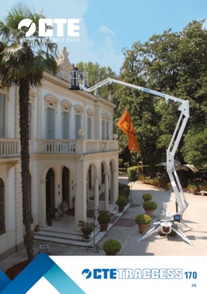 Gelenkarbeitsbühnen auf Raupen CTE Traccess 170 E