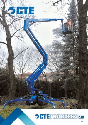 Gelenkarbeitsbühnen auf Raupen CTE Traccess 230 Winch