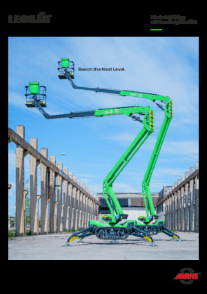 Gelenkarbeitsbühnen auf Raupen Leguan 225