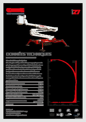 Gelenkarbeitsbühnen auf Raupen CMC i27