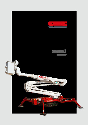 Gelenkarbeitsbühnen auf Raupen CMC i27