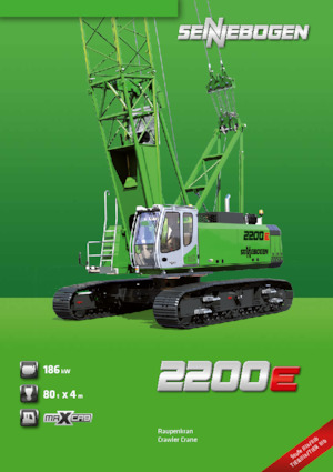 Raupenkrane-GA Sennebogen 2200E