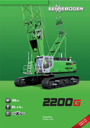 Raupenkrane-GA Sennebogen 2200G