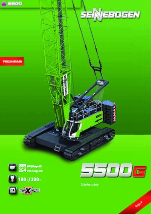 Raupenkrane-GA Sennebogen 5500G
