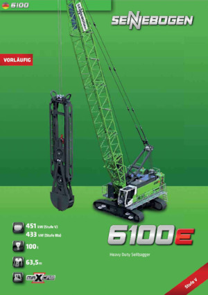 Raupenkrane-GA Sennebogen 6100E