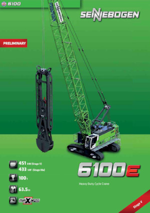 Raupenkrane-GA Sennebogen 6100E