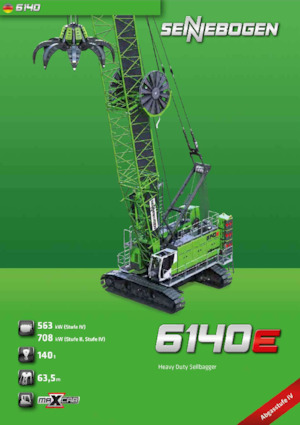 Raupenkrane-GA Sennebogen 6140E