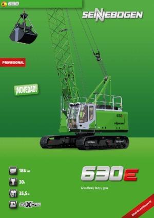 Raupenkrane-GA Sennebogen 630 HD 
