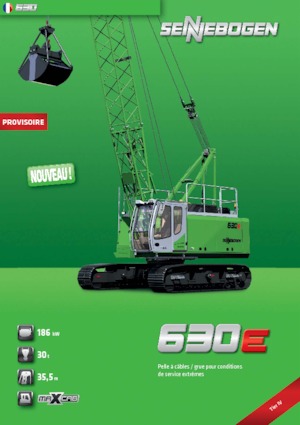 Raupenkrane-GA Sennebogen 630 HD 