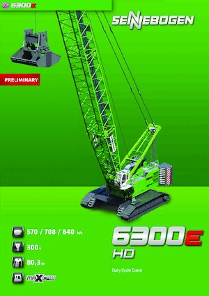 Raupenkrane-GA Sennebogen 6300 HD