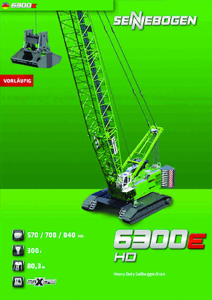 Raupenkrane-GA Sennebogen 6300E
