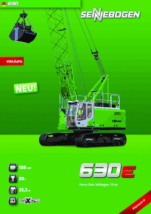 Raupenkrane-GA Sennebogen 630E