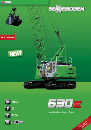 Raupenkrane-GA Sennebogen 630E