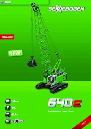 Raupenkrane-GA Sennebogen 640 HD